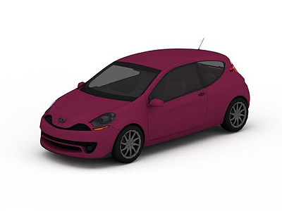 3d微型汽车模型