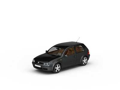 灰色汽车模型3d模型