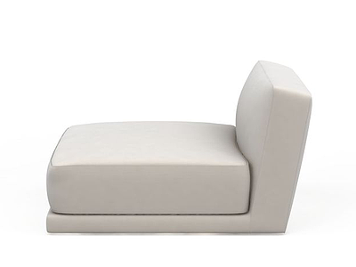 3d简约风格单人沙发免费模型