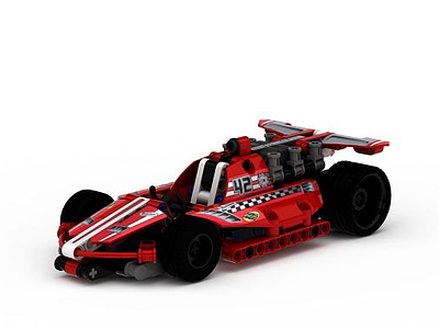 3d玩具跑车模型