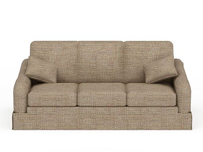 布艺休闲沙发模型3d模型