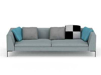 3d客厅休闲沙发模型