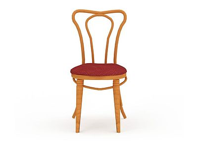 3d现代实木椅子免费模型