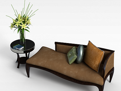 3d客厅休闲椅模型