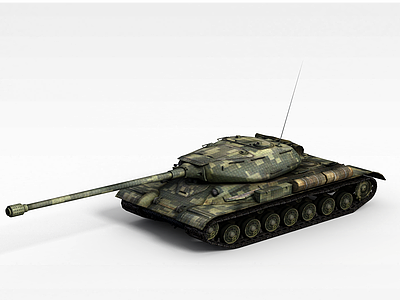 3d二战期间坦克模型