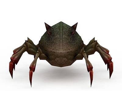 游戏角色螃蟹怪模型3d模型
