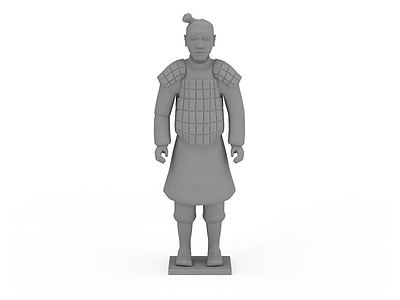 兵马俑雕塑模型3d模型