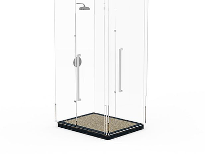 卫生间淋浴房模型3d模型