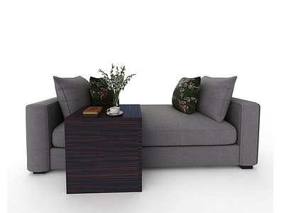 现代多功能沙发床模型3d模型