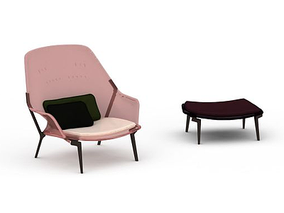 子宫休闲椅模型3d模型