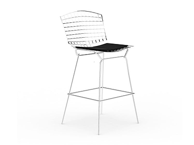 简约风格吧台椅模型3d模型
