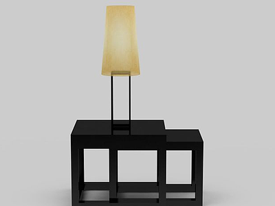3d中式客厅台灯免费模型
