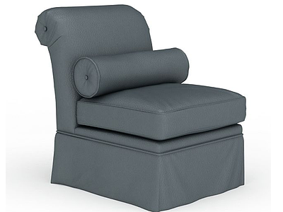 3d布艺单人沙发免费模型