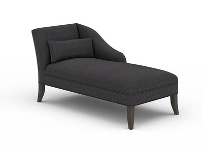 布艺沙发单人床模型3d模型