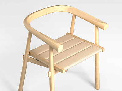3d<font class='myIsRed'>实木椅子</font>模型