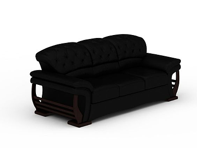 办公室休闲沙发模型3d模型