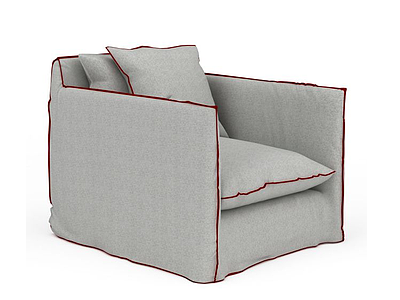 3d布艺沙发椅免费模型