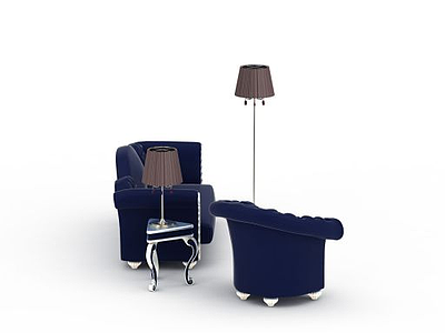 3d客厅休闲沙发椅免费模型