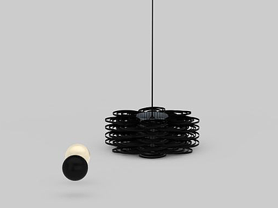 3d现代创意吊灯免费模型