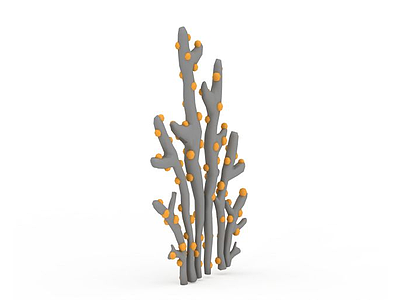 3d海底珊瑚模型