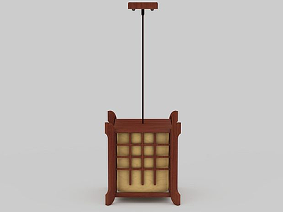 中式风格吊灯模型3d模型