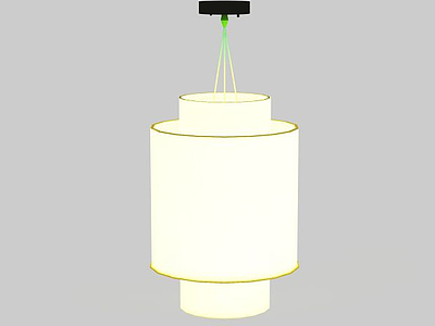 中式吊灯模型3d模型