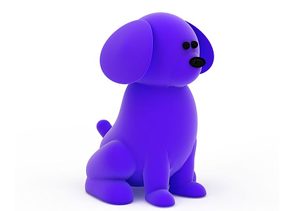 儿童玩具狗模型3d模型