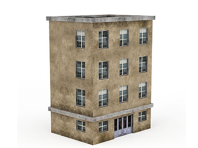 户外建筑模型3d模型