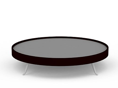 简易圆形桌子模型3d模型
