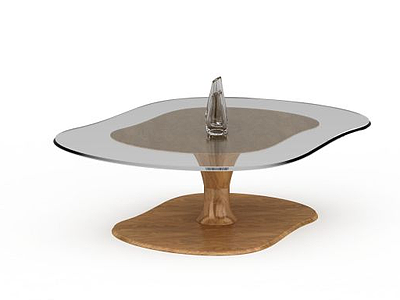 3d创意玻璃桌子免费模型