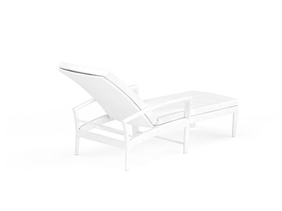 3d阳台白色躺椅免费模型