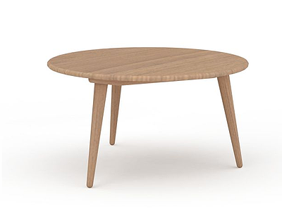 三腿咖啡桌模型3d模型