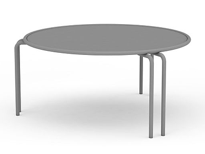 圆形饭桌模型3d模型
