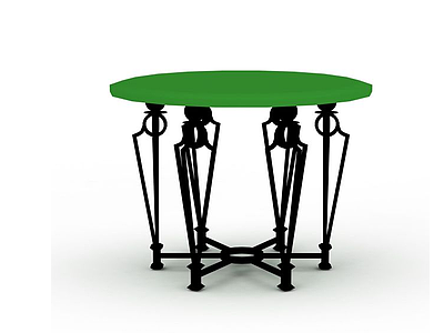 圆形桌子模型
