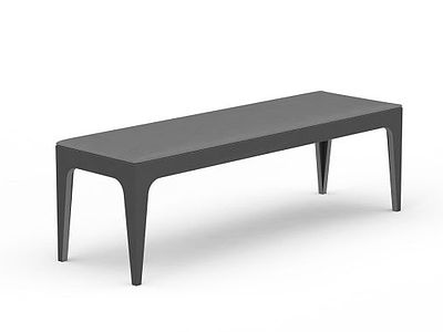 长条凳子模型3d模型