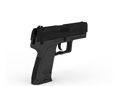 3d84式微型手枪模型