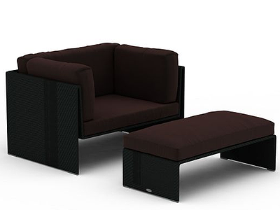 3d现代休闲沙发椅免费模型