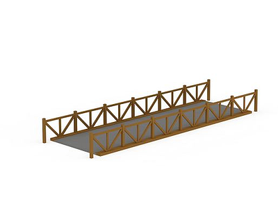 景观桥模型3d模型