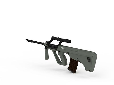 3d冲锋枪模型