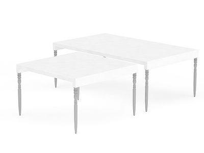 现代简易桌子模型3d模型