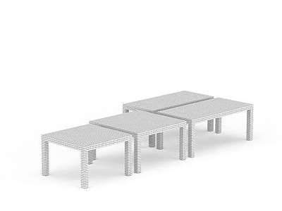 3d现代简约桌子免费模型