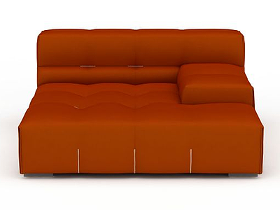 3d休闲沙发床模型