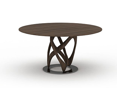 创意圆形桌子模型3d模型