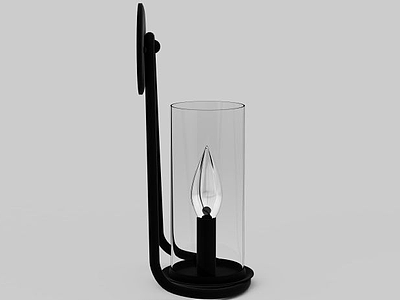蜡烛壁灯模型3d模型