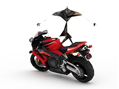 旋风摩托车模型3d模型