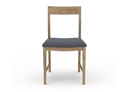 3d现代实木椅子模型