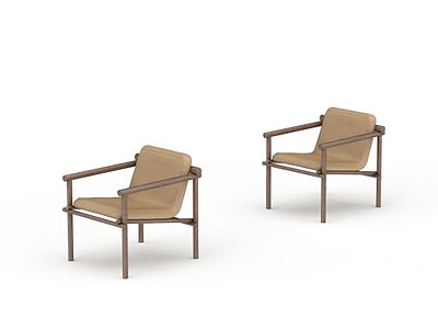 现代风格休闲椅子模型3d模型