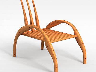 创意中式椅模型3d模型