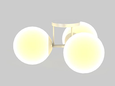 吊灯灯泡模型3d模型
