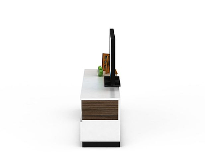 3d现代风格客厅电视柜免费模型